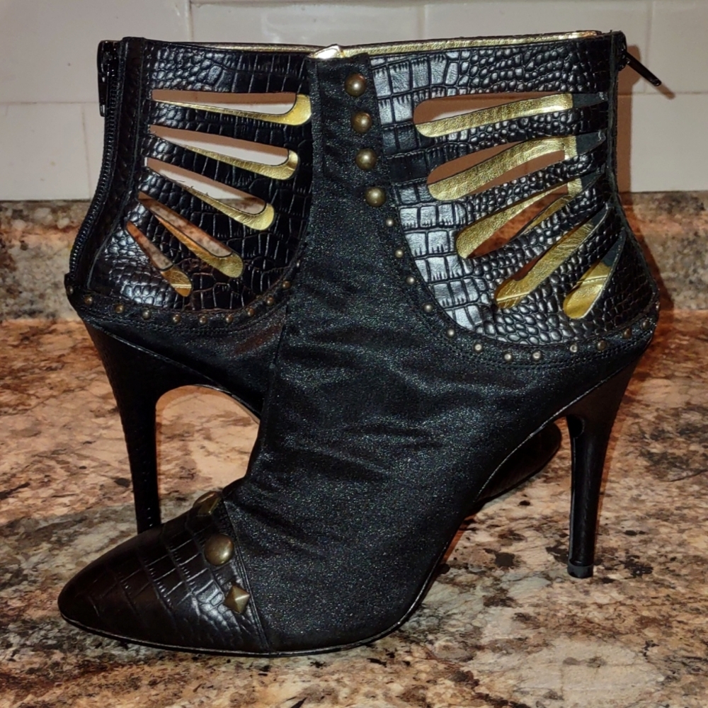 Hale Bob Women's Retro Satin Boots